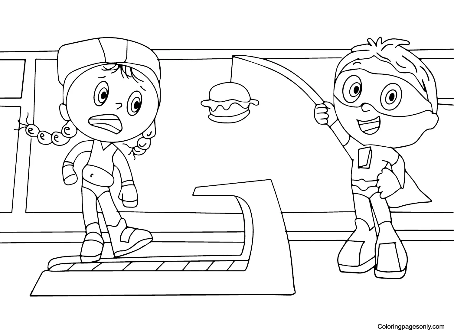 Super Why Ausmalbilder