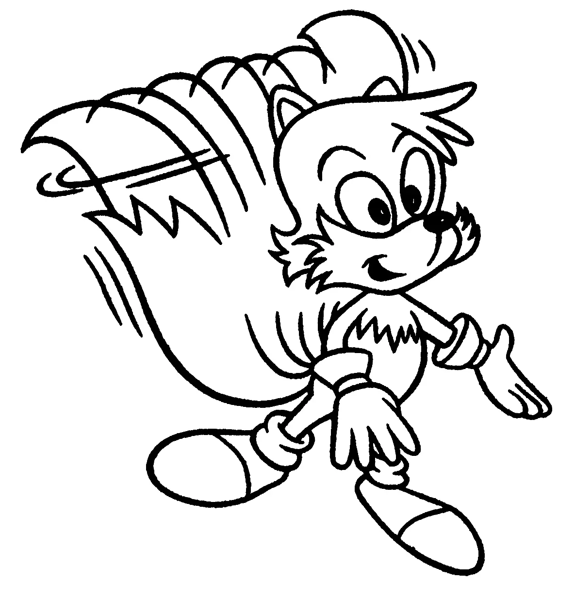 Tails Ausmalbilder