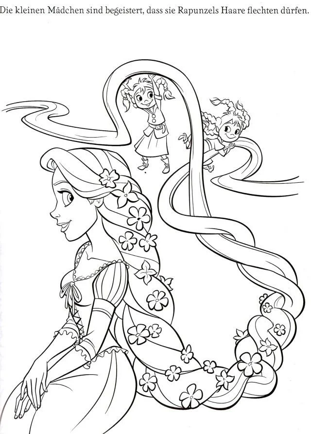 Rapunzel Ausmalbilder 69