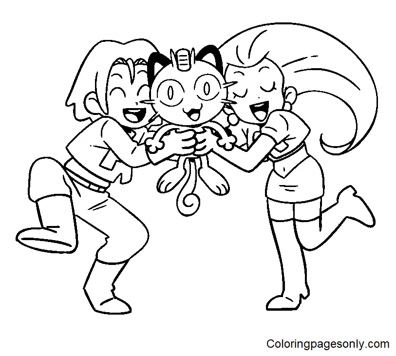 Team Rocket Para Colorear 6