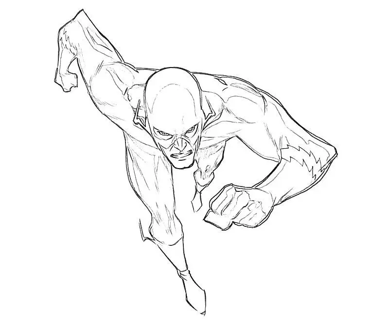The Flash Coloring Pages