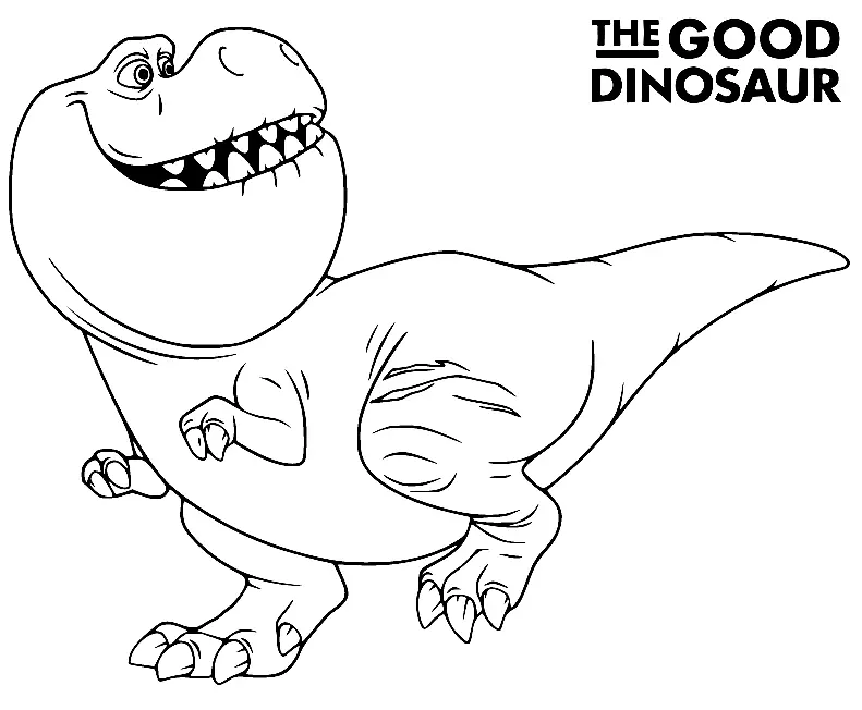 The Good Dinosaur Coloring Pages 15