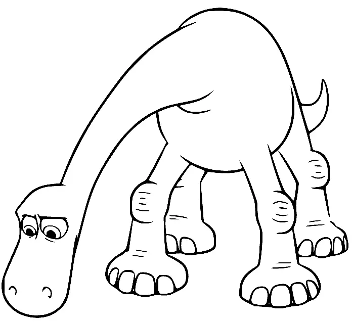 The Good Dinosaur Coloring Pages 31
