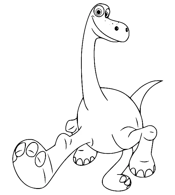 The Good Dinosaur Coloring Pages 40