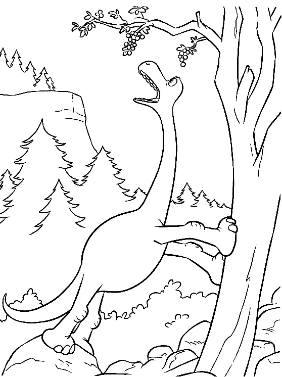 The Good Dinosaur Coloring Pages 59