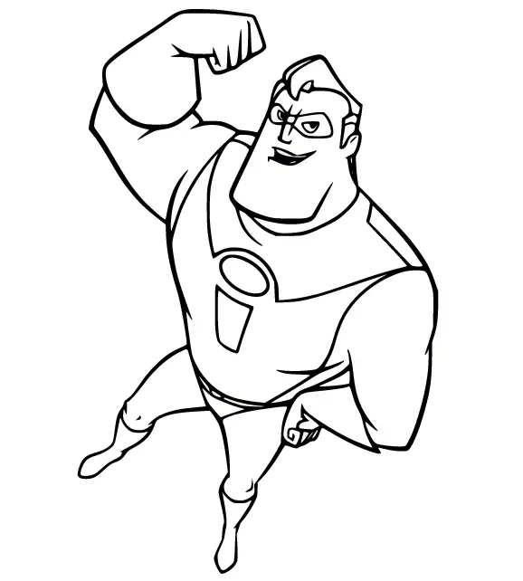 Desenhos de Os Incriveis Para Colorir