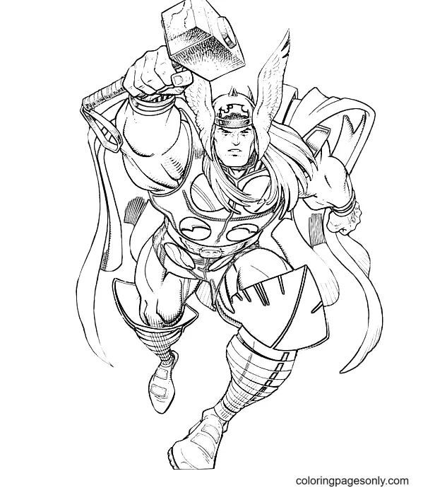 Thor Ausmalbilder 21
