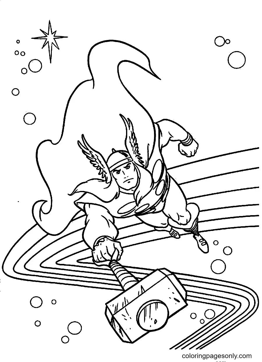Thor Ausmalbilder 38