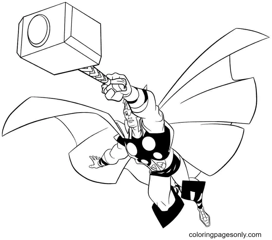Thor Ausmalbilder 39