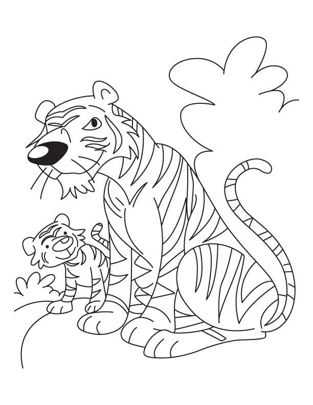 Desenhos de Tigre Para Colorir 148