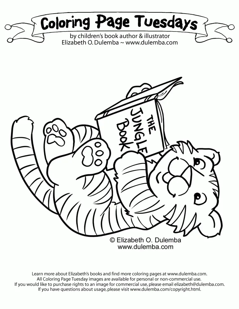 Desenhos de Tigre Para Colorir 34