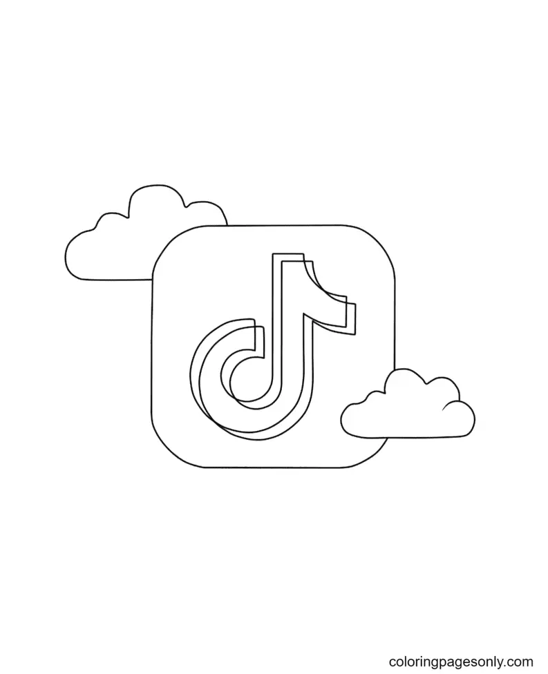 TikTok Ausmalbilder 8