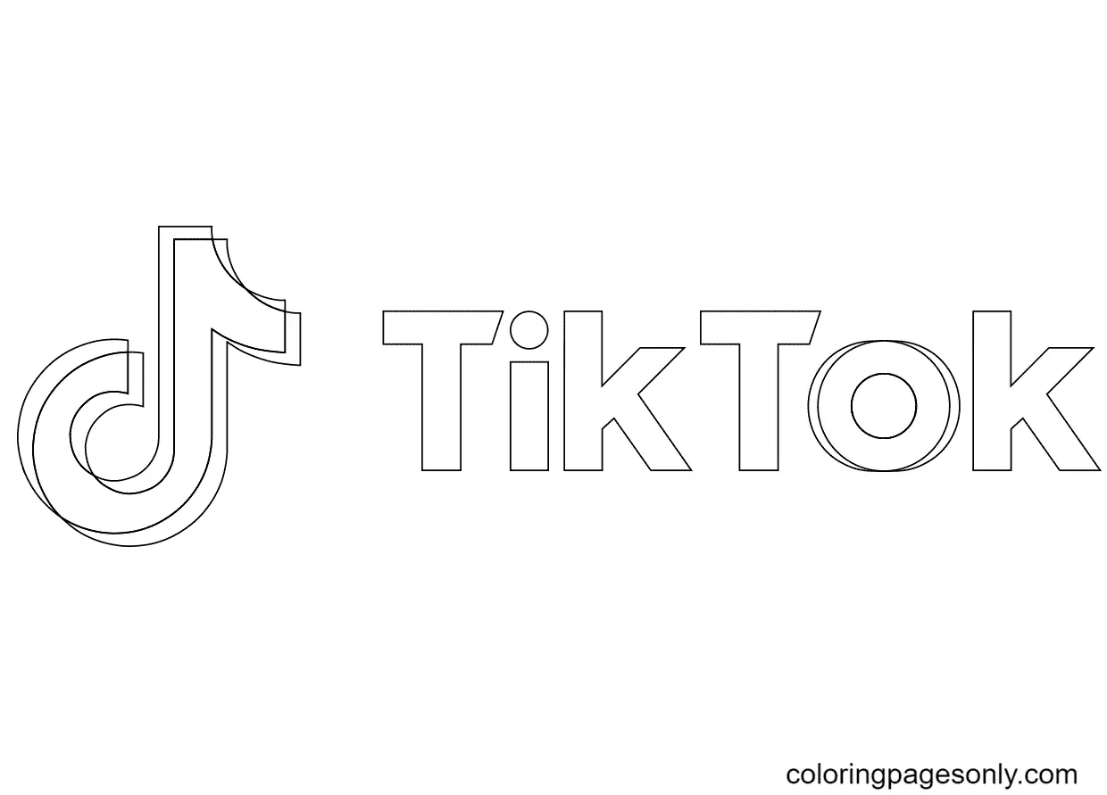 TikTok Ausmalbilder 9