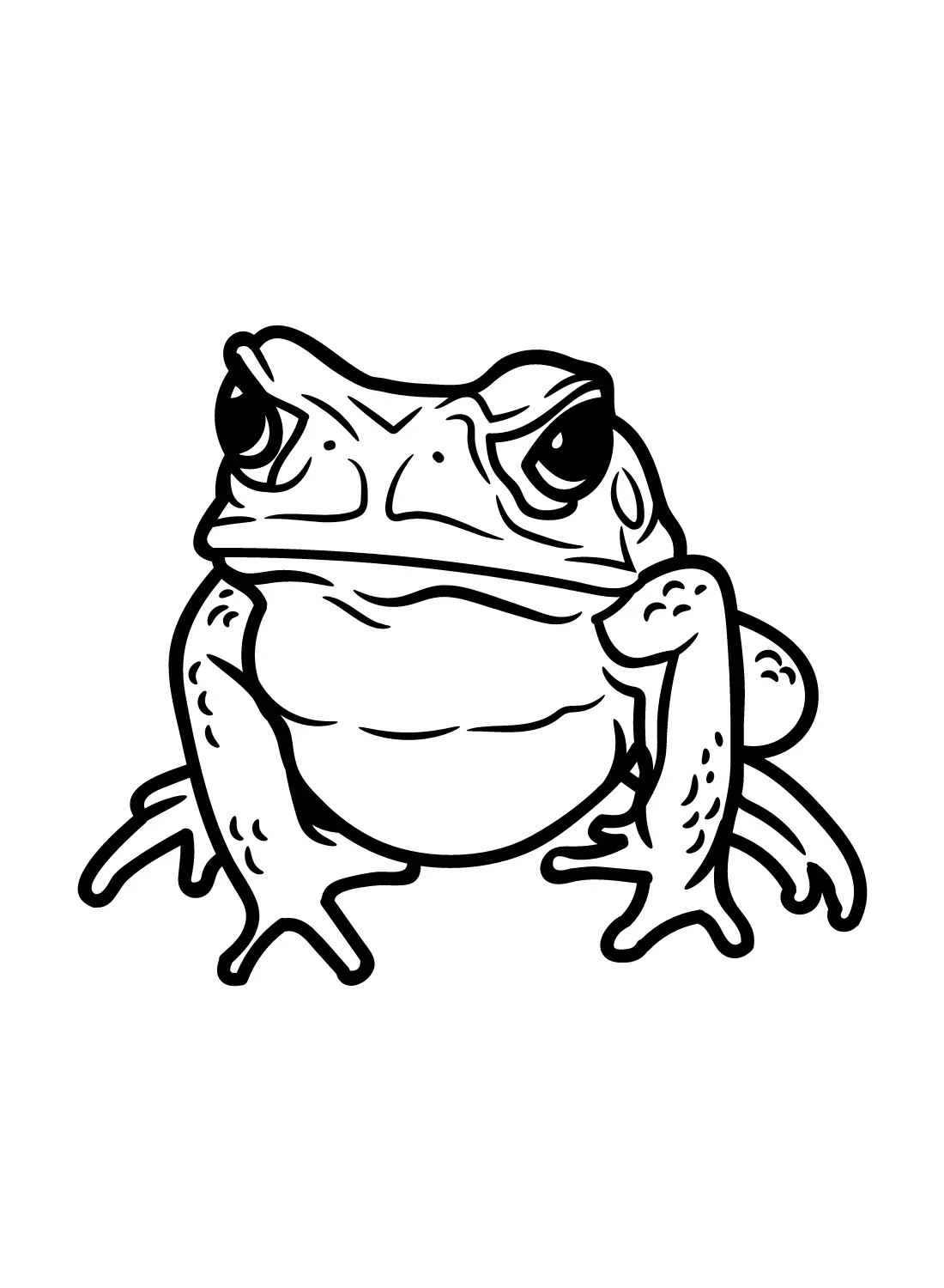 Toad Coloring Pages