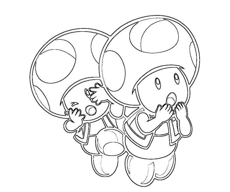 Toad Mario Ausmalbilder 36
