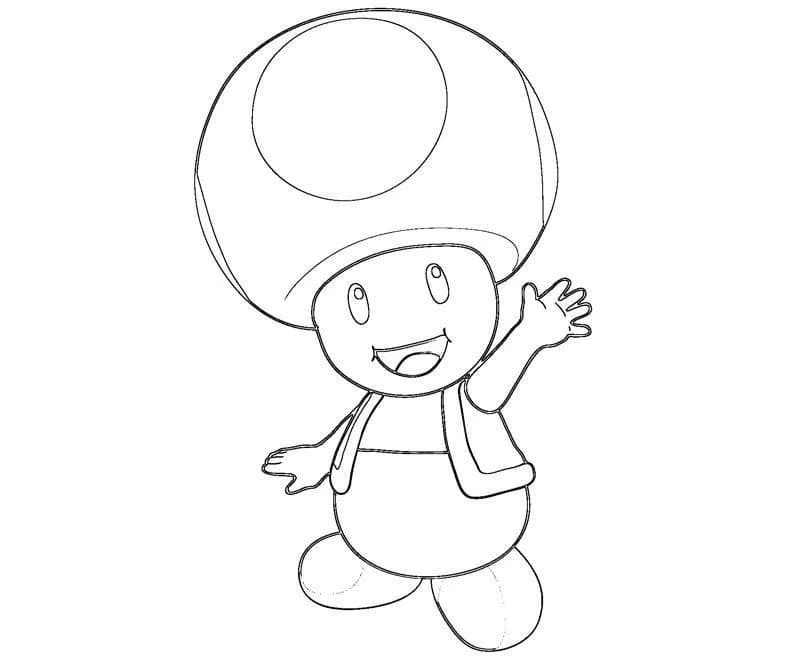 Toad Mario Ausmalbilder 45