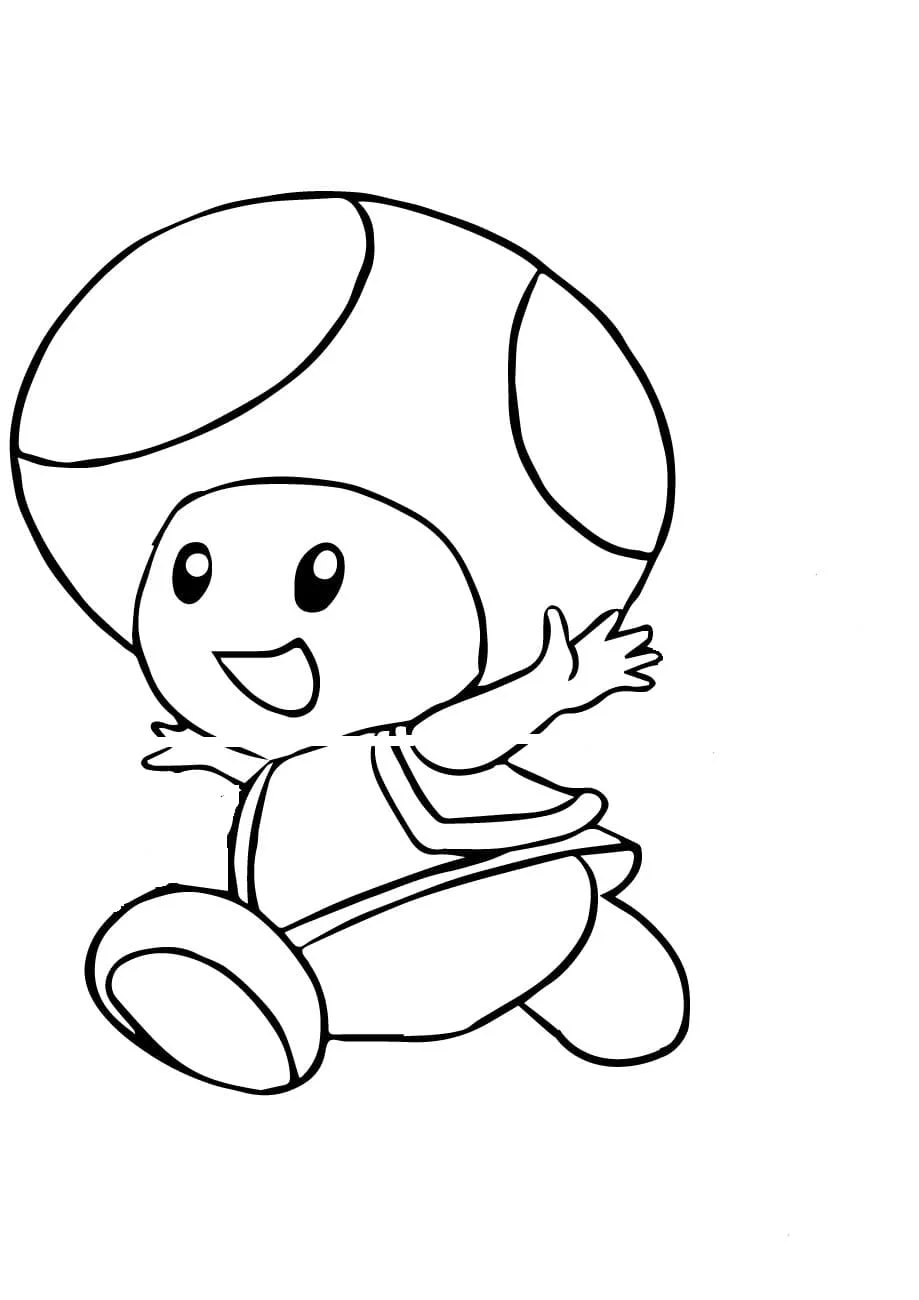 Toad Mario Ausmalbilder 48