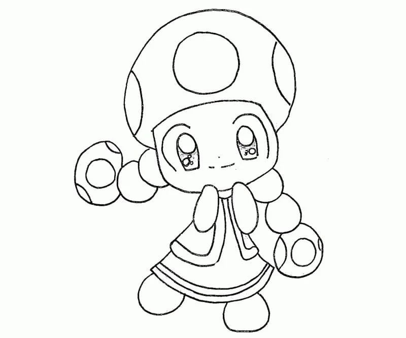 Toad Mario Ausmalbilder 8