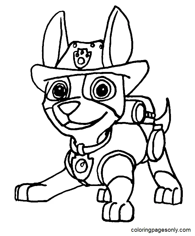 Tracker Paw Patrol Ausmalbilder
