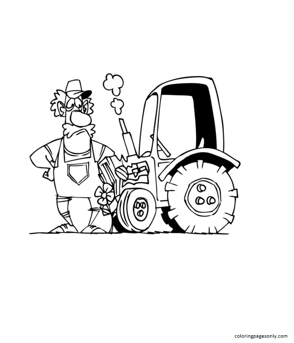 Desenhos de Tractor Para Colorir 28