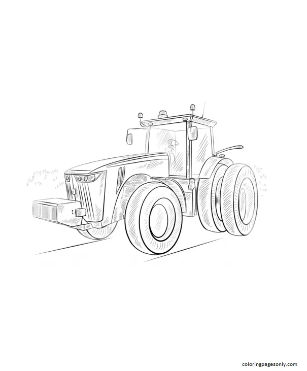 Desenhos de Tractor Para Colorir 36