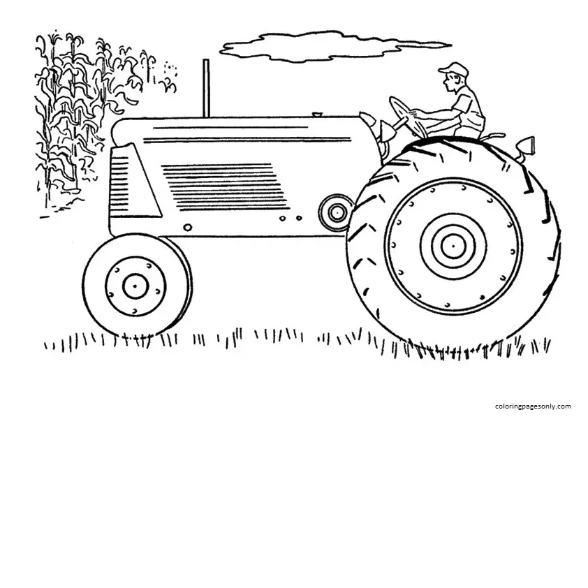 Desenhos de Tractor Para Colorir 39