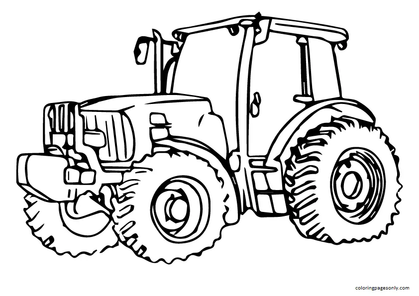 Desenhos de Tractor Para Colorir 9