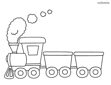 Zug Ausmalbilder 24