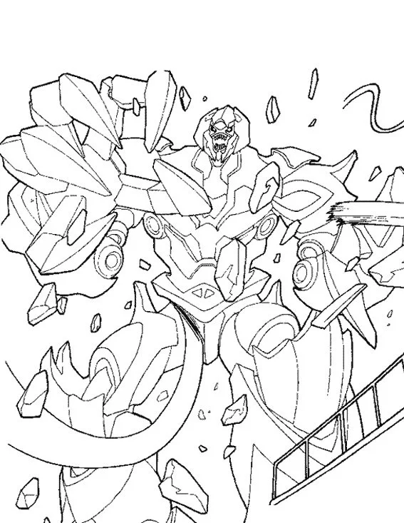 Desenhos de Transformers Para Colorir 100