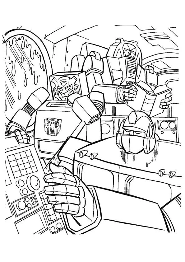 Desenhos de Transformers Para Colorir 114