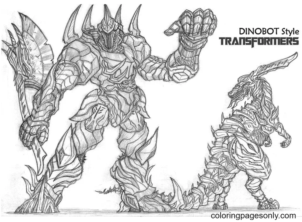 Desenhos de Transformers Para Colorir 136
