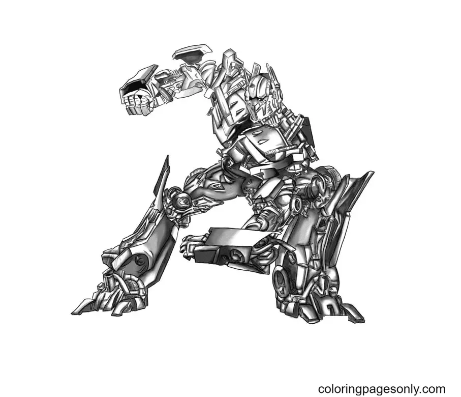 Desenhos de Transformers Para Colorir 139