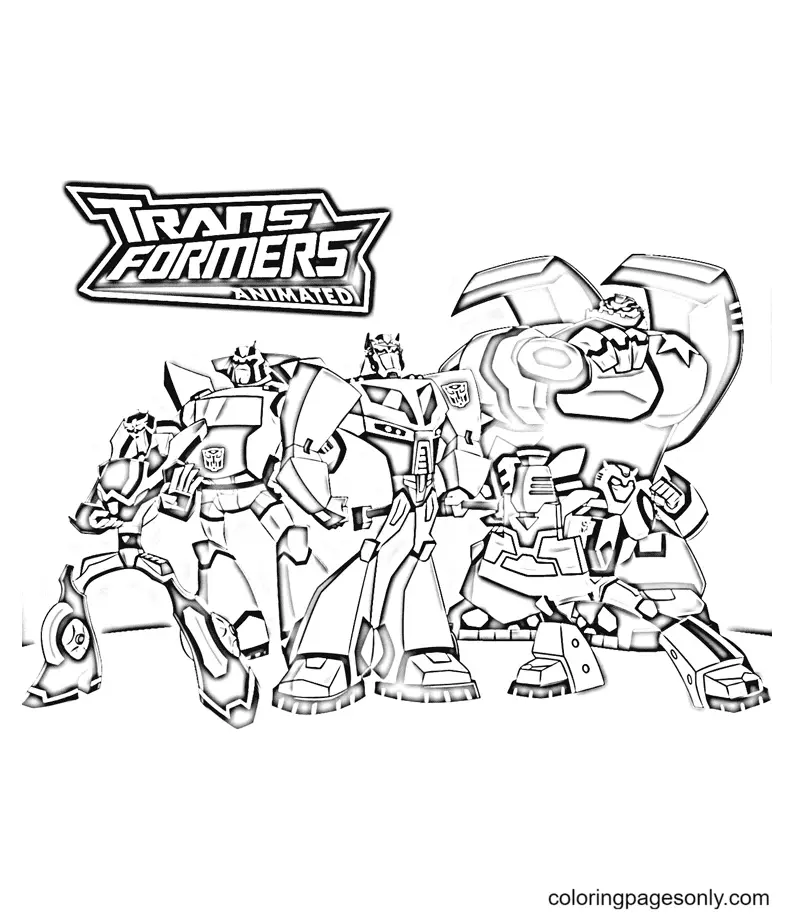 Desenhos de Transformers Para Colorir 141