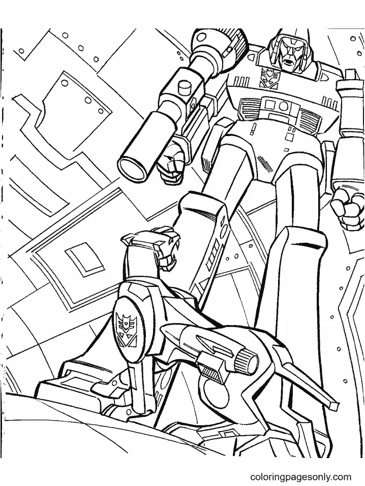 Desenhos de Transformers Para Colorir 150