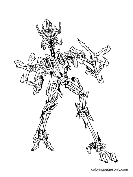 Desenhos de Transformers Para Colorir 155