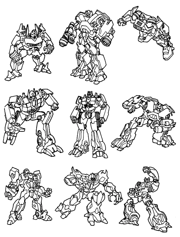Desenhos de Transformers Para Colorir 76