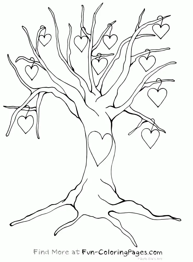 Tree Coloring Pages 15