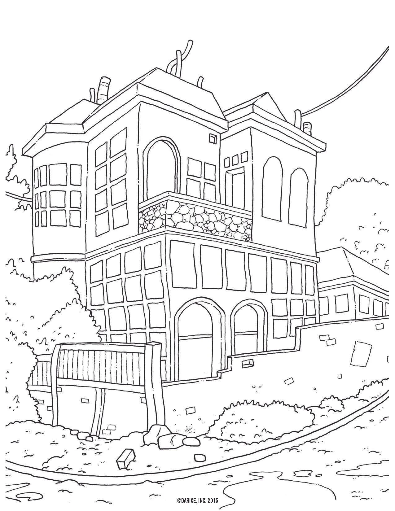 Baumhaus Ausmalbilder 18