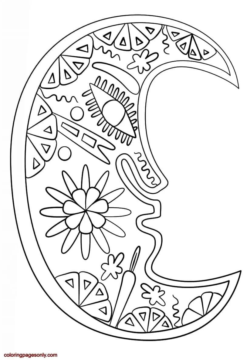 Trippy Coloring Pages 30