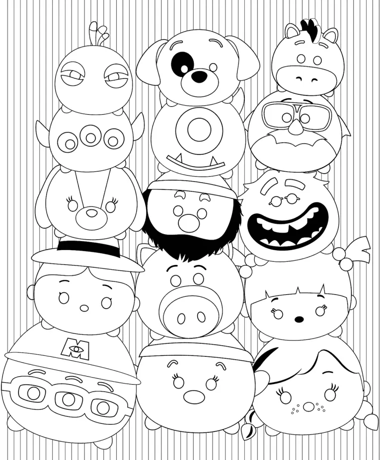 Tsum Tsum Ausmalbilder 40