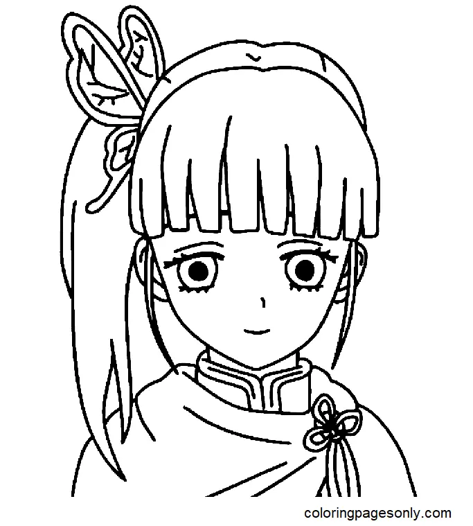 Tsuyuri Kanao Coloring Pages 20