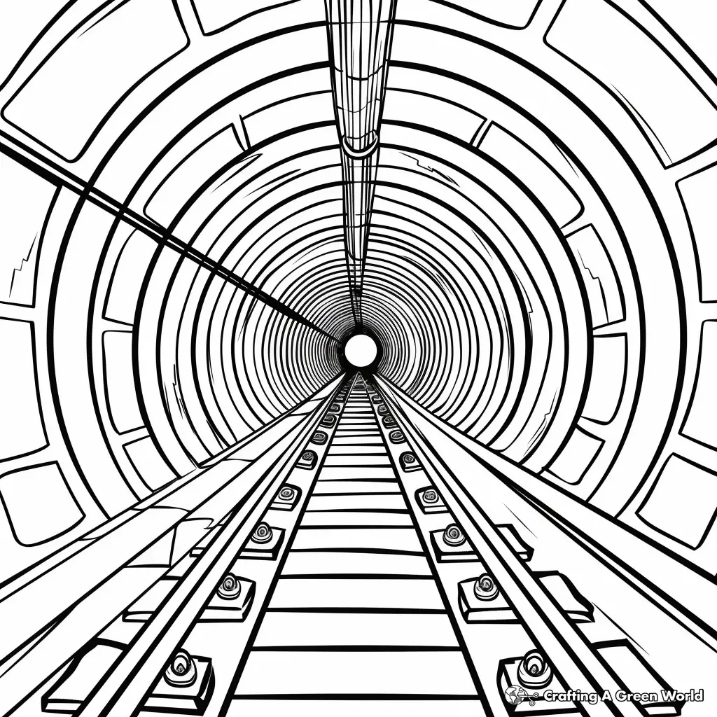 Tunnel Coloring Pages 10
