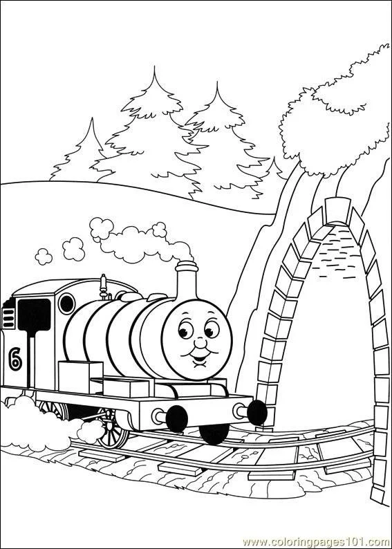 Tunnel Coloring Pages 14