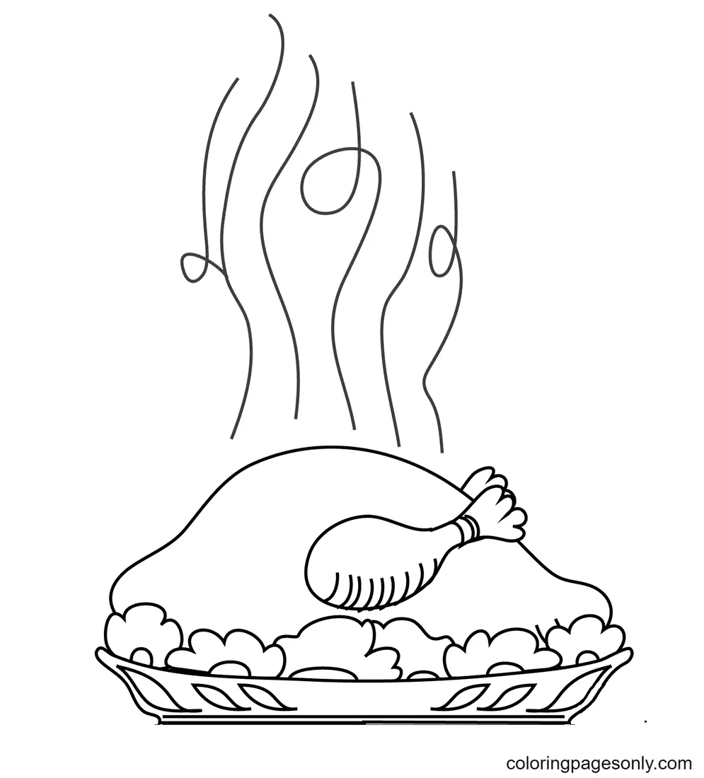 Pavo Para Colorear 17