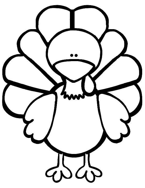 Pavo Para Colorear 33