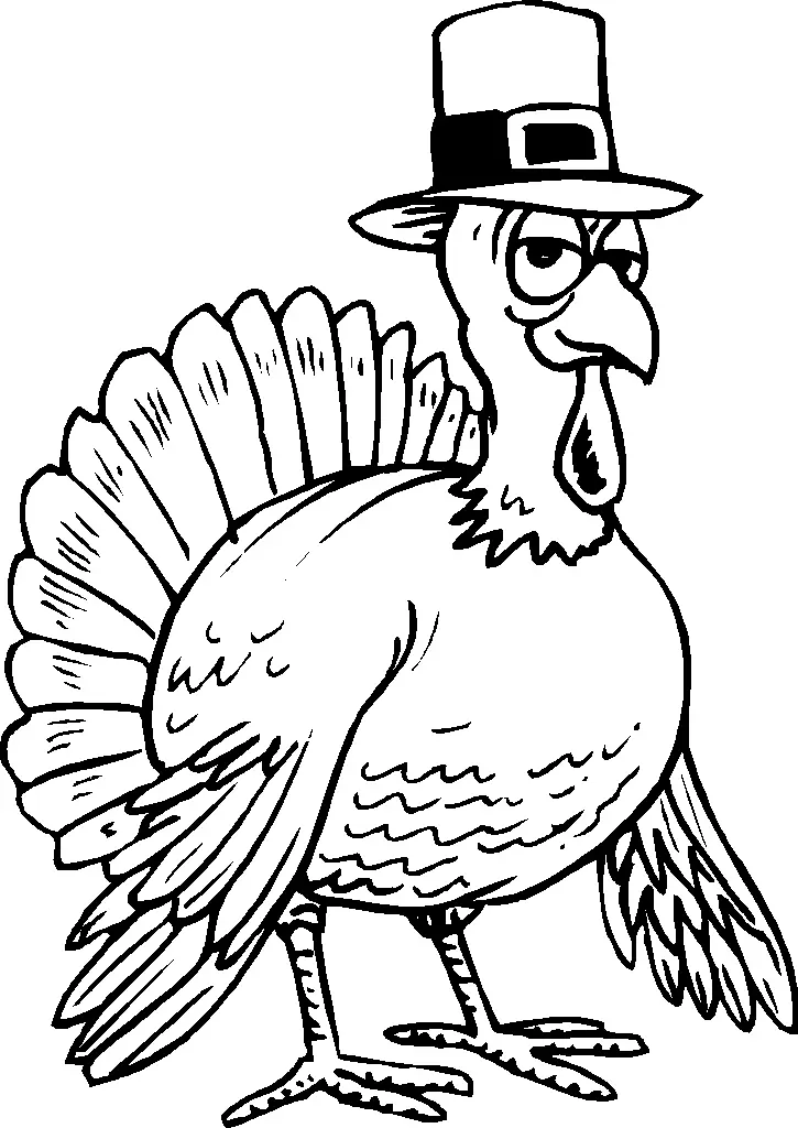 Pavo Para Colorear 73