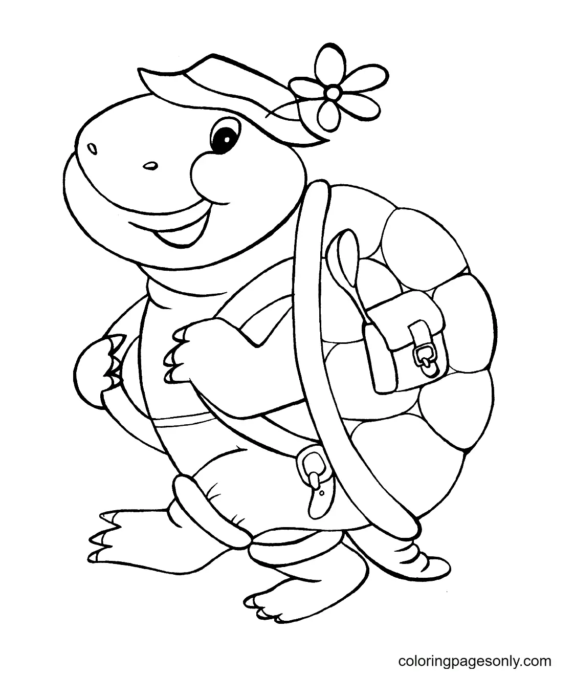 Turtle Coloring Pages 52