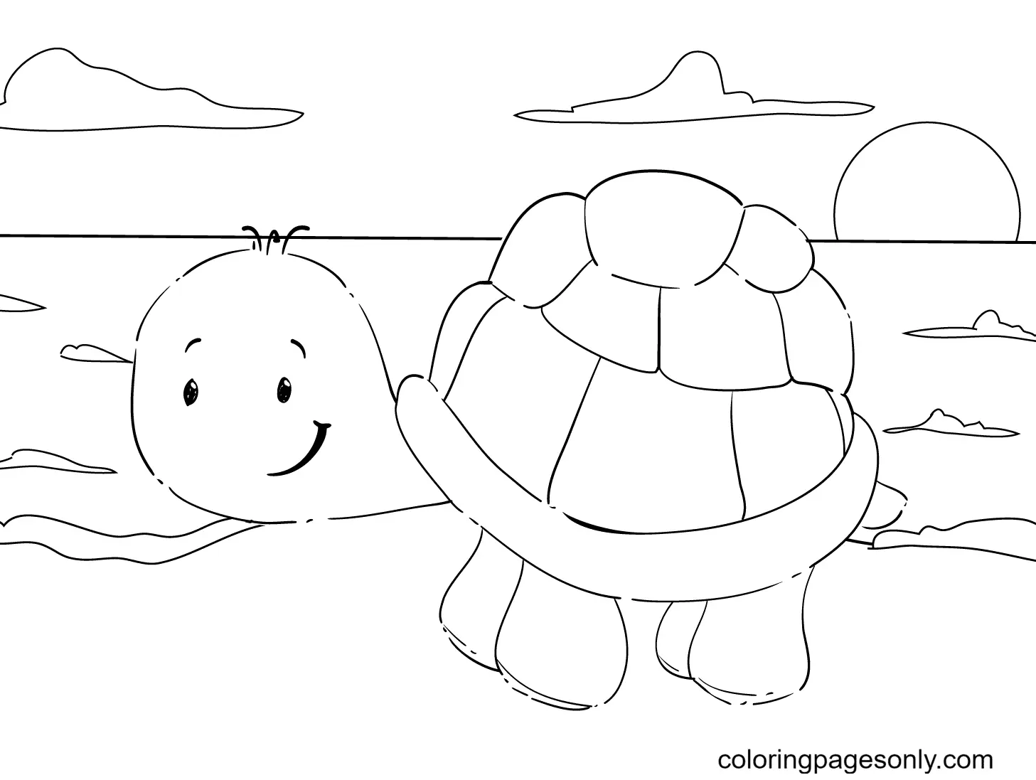 Turtle Coloring Pages 58