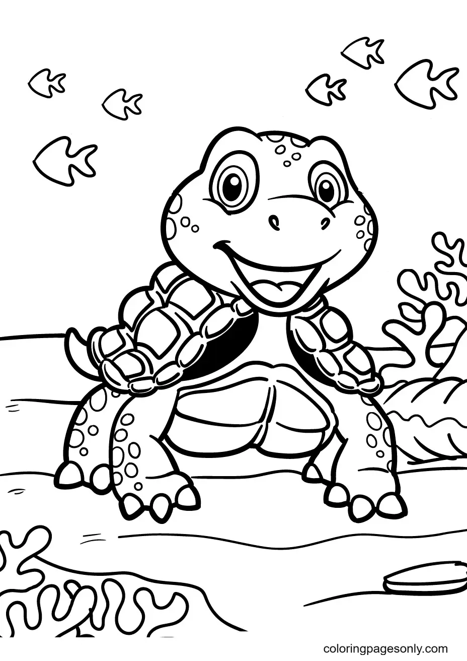 Turtle Coloring Pages 59