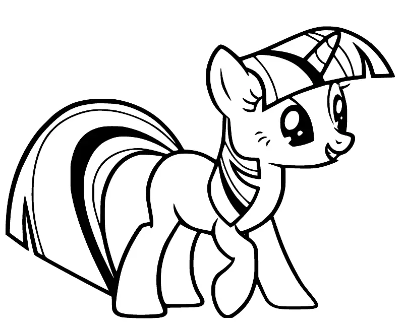 Ausmalbilder Twilight Sparkle